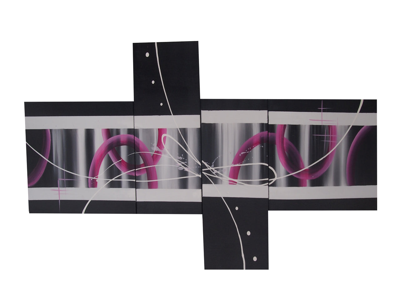 CTTT20529 - Triptych Original Oil Painting