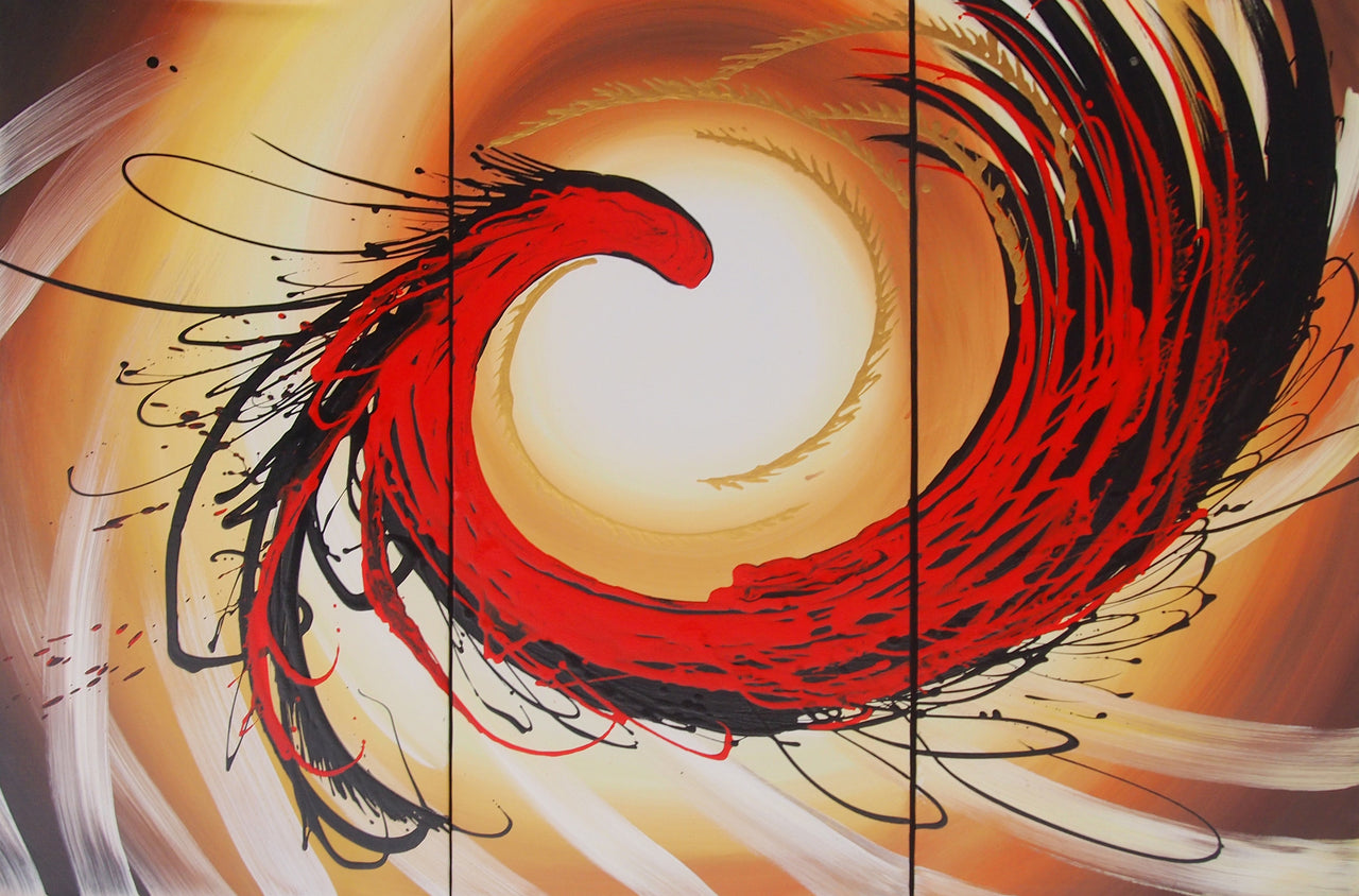 CTTT20546 - Triptych Original Oil Painting