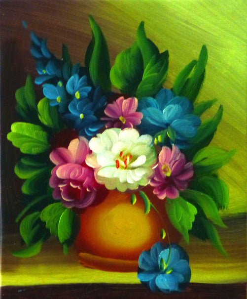 FL1014010 - 08"x10" Original Oil Painting