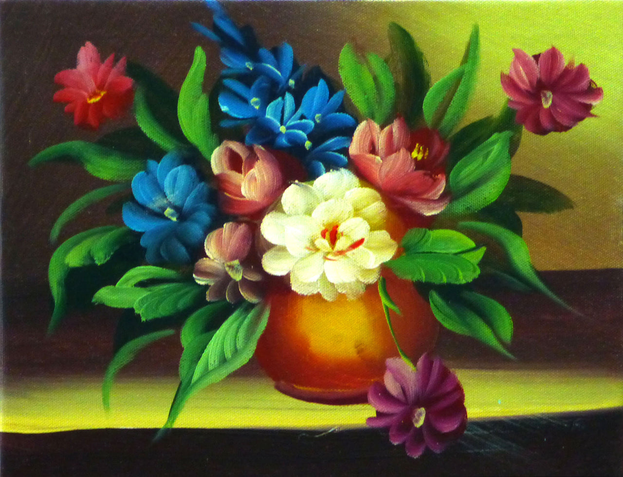 FL1014026 - 08"x10" Original Oil Painting