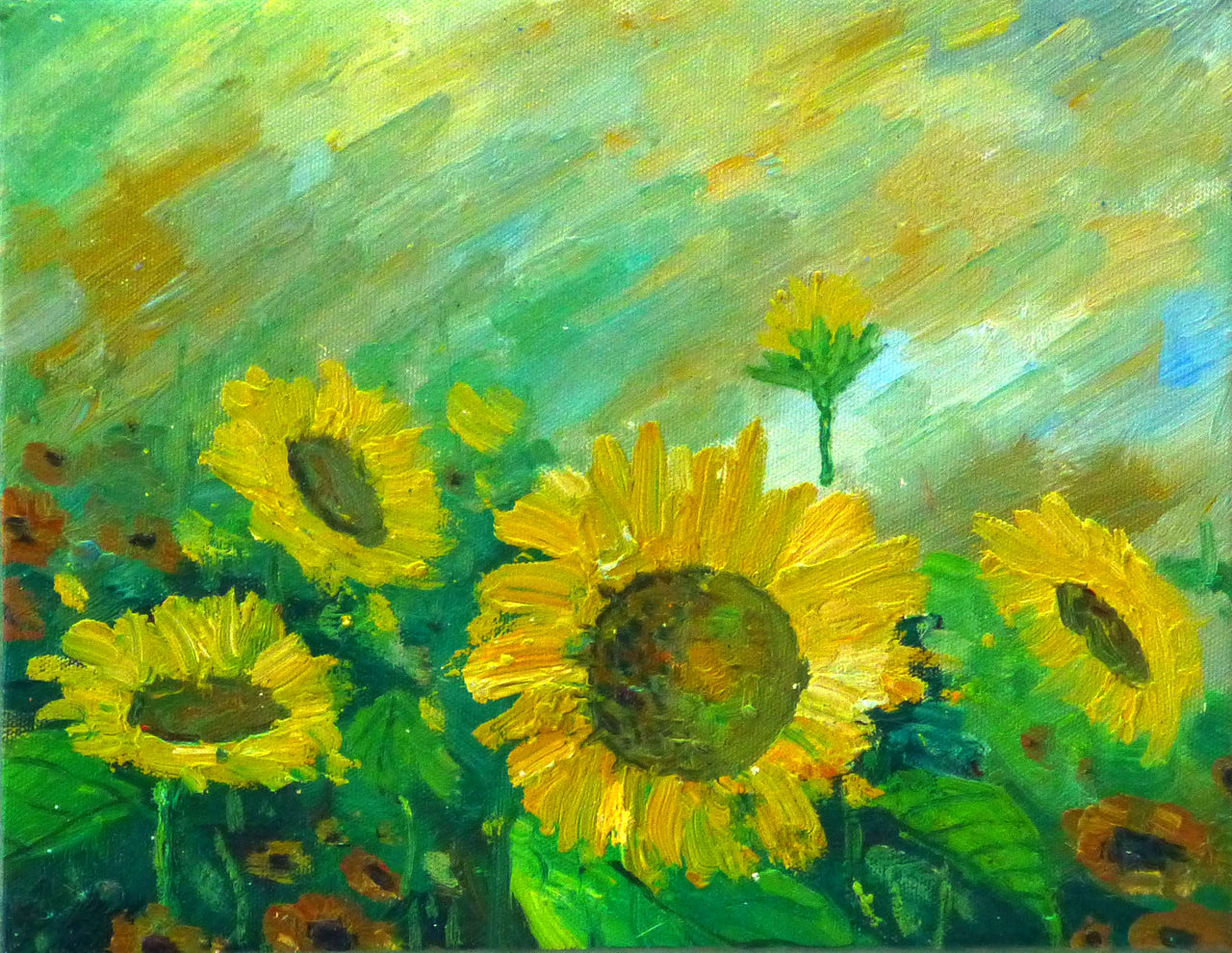 FL1014028 - 08"x10" Original Oil Painting