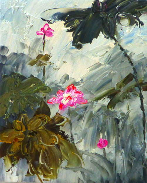 FL1014042 - 08"x10" Original Oil Painting
