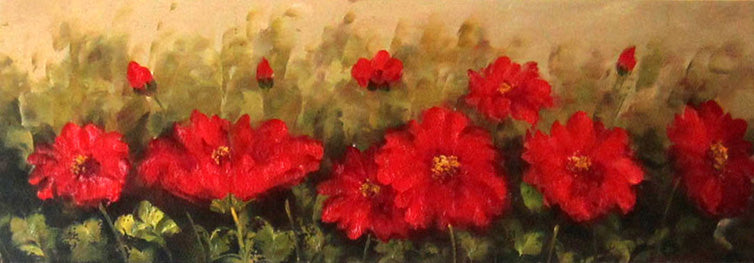 FL2216365 - 12"x24" Original Oil Painting