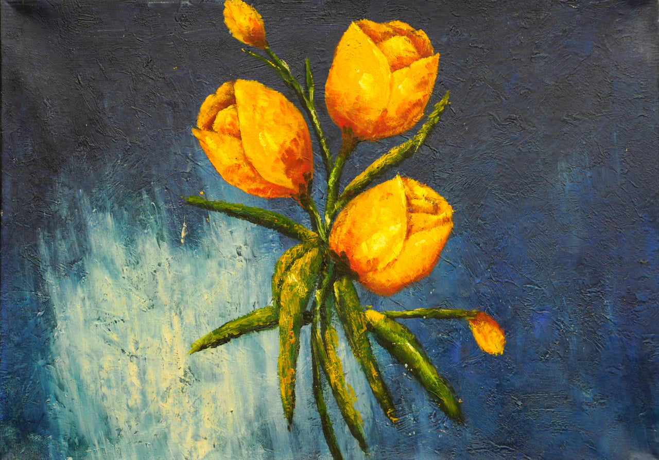FL2914543 - 20"x28" Original Oil Painting