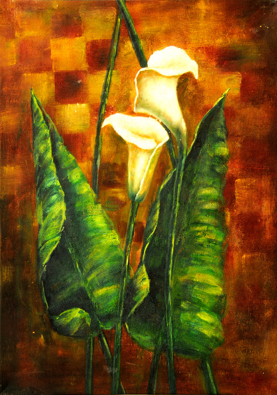FL2914593 - 20"x28" Original Oil Painting