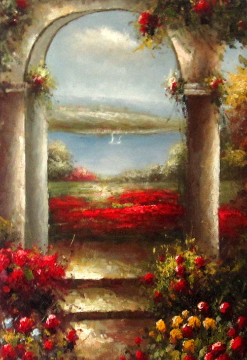FL2915595 - 20"x28" Original Oil Painting