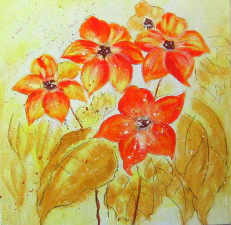 FL3116387 - 30"x30" Original Oil Painting
