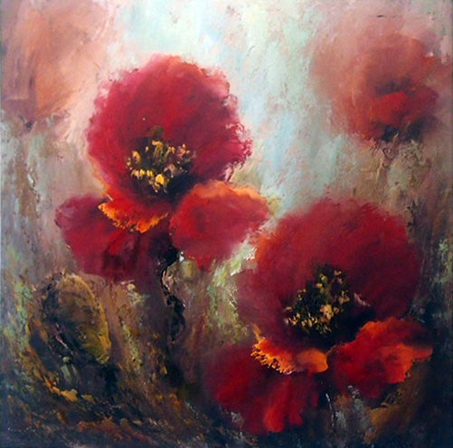 FL3118672 - 30"x30" Original Oil Painting