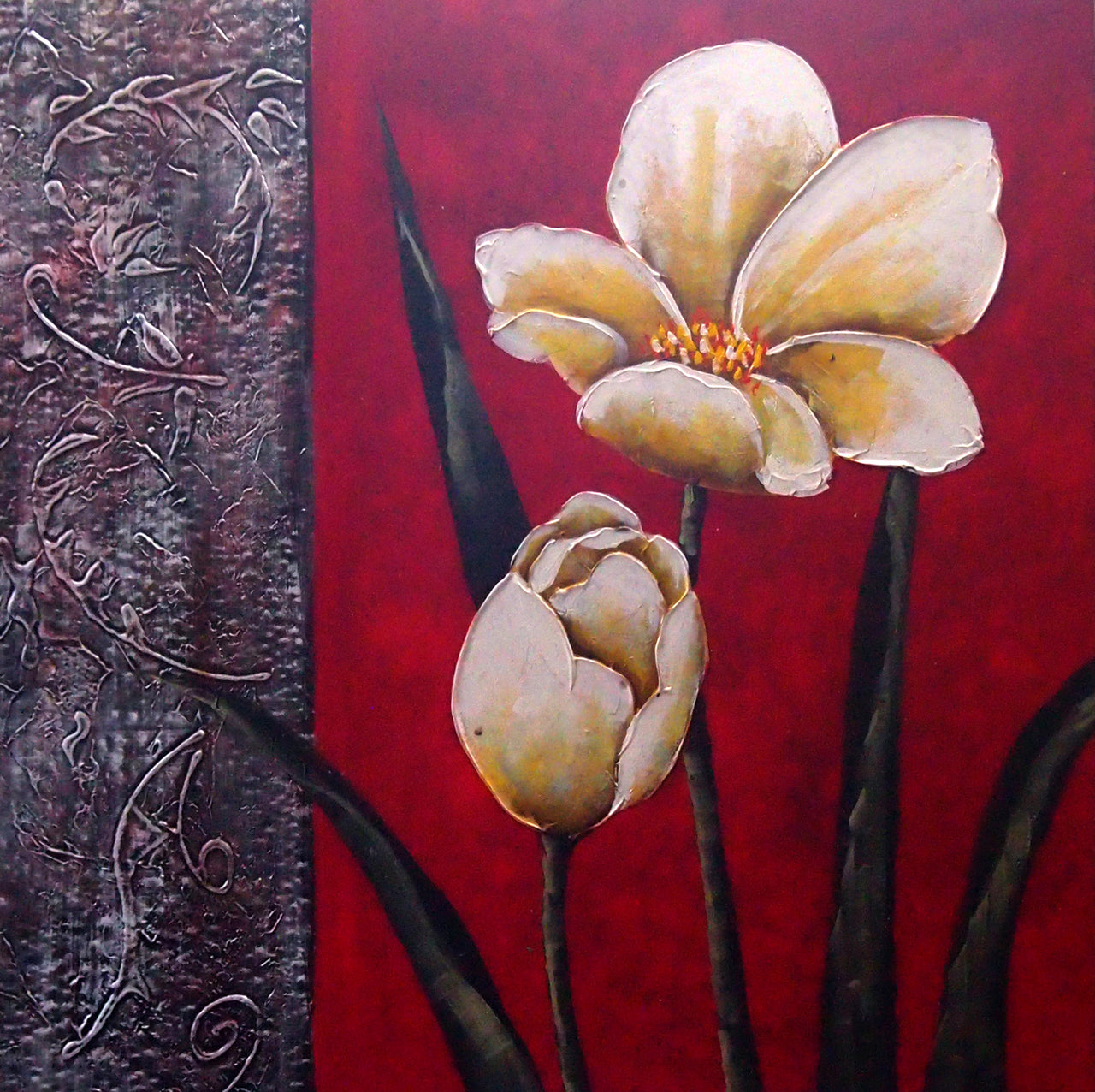FL3119774 - 30"x30" Original Oil Painting