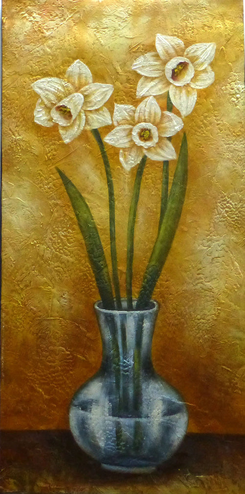 FL3214125 - 16"x32" Original Oil Painting