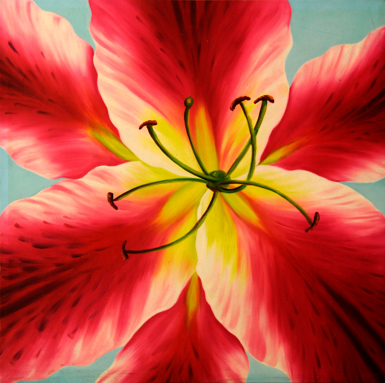 FL3314276 - 32"x32" Original Oil Painting