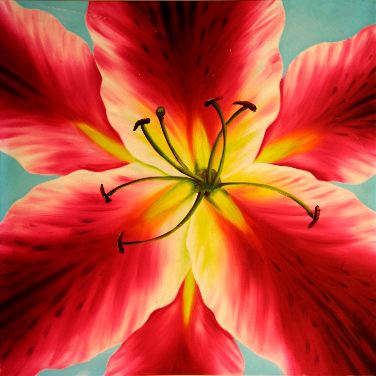 FL3314280 - 32"x32" Original Oil Painting