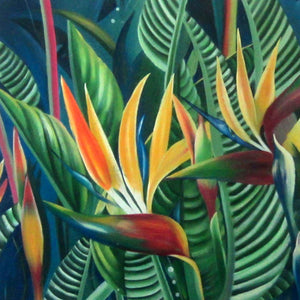 FL3316037 - 32"x32" Original Oil Painting