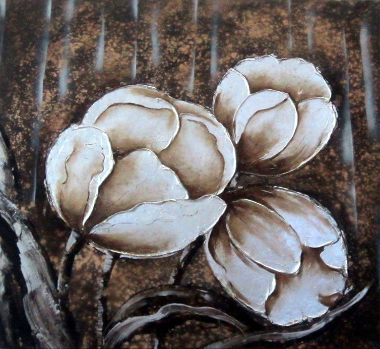 FL3316040 - 32"x32" Original Oil Painting