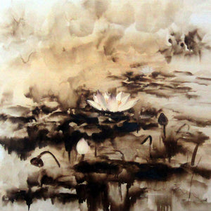 FL3316043 - 32"x32" Original Oil Painting