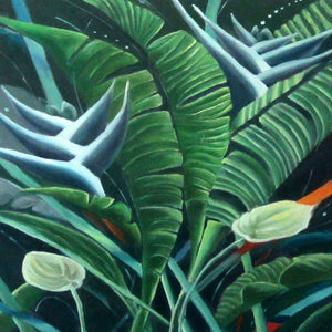 FL3316044 - 32"x32" Original Oil Painting