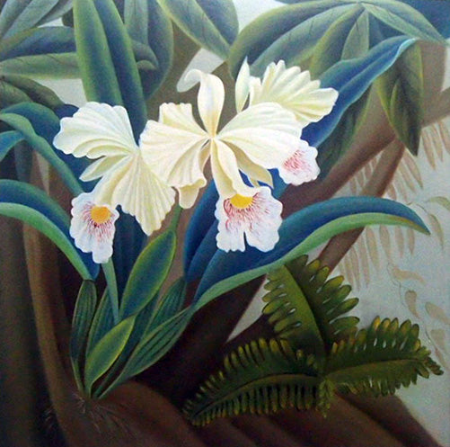 FL3318270 - 32"x32" Original Oil Painting