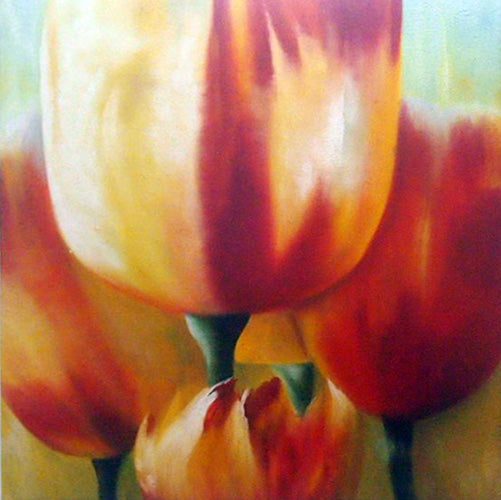 FL3318274 - 32"x32" Original Oil Painting