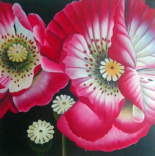 FL3318296 - 32"x32" Original Oil Painting