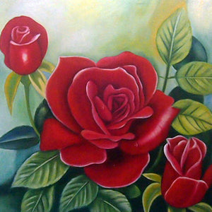 FL3318299 - 32"x32" Original Oil Painting