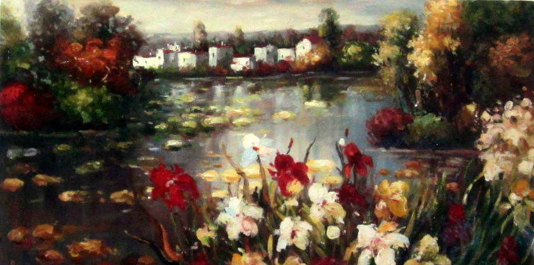 FL3416074 - 18"x34" Original Oil Painting