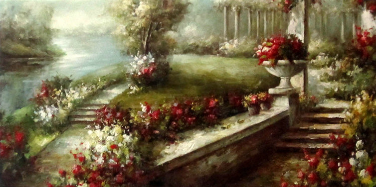 FL3416086 - 18"x34" Original Oil Painting