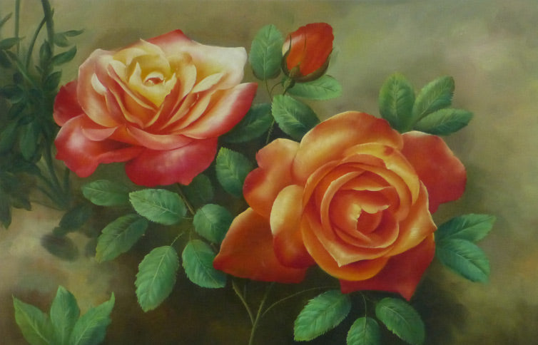 FL3610051 - 24"x36" Original Oil Painting