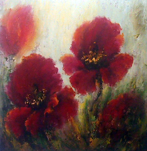 FL3718640 - 36"x36" Original Oil Painting