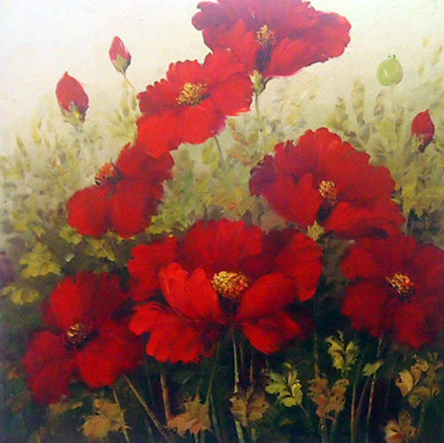 FL3718646 - 36"x36" Original Oil Painting