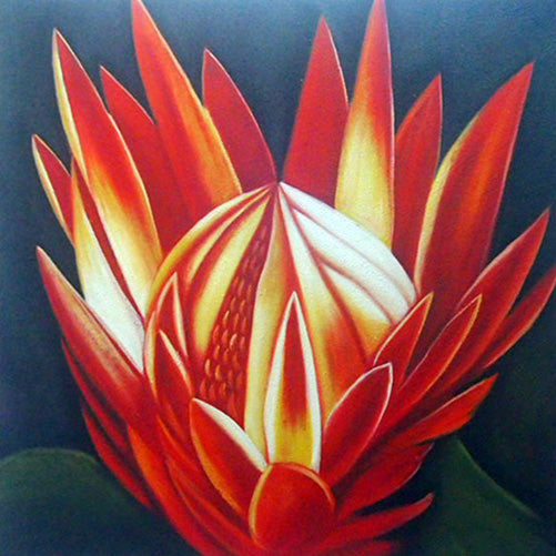 FL3718658 - 36"x36" Original Oil Painting