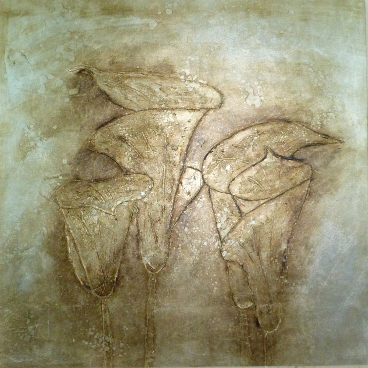 FL4012038 - 40"x40" Original Oil Painting