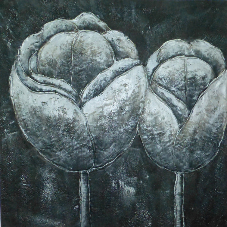 FL4012089 - 40"x40" Original Oil Painting