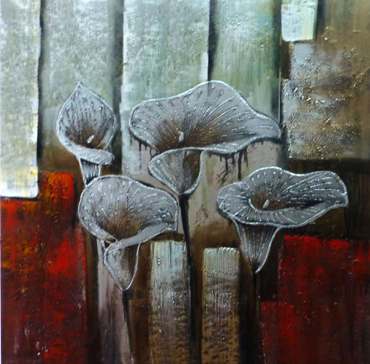 FL4013740 - 40"x40" Original Oil Painting