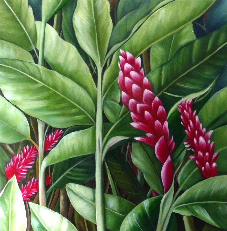 FL4013748 - 40"x40" Original Oil Painting