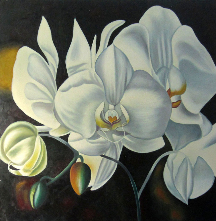 FL4015365 - 40"x40" Original Oil Painting