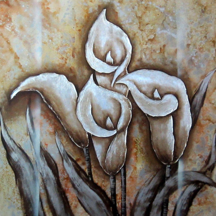 FL4016022 - 40"x40" Original Oil Painting