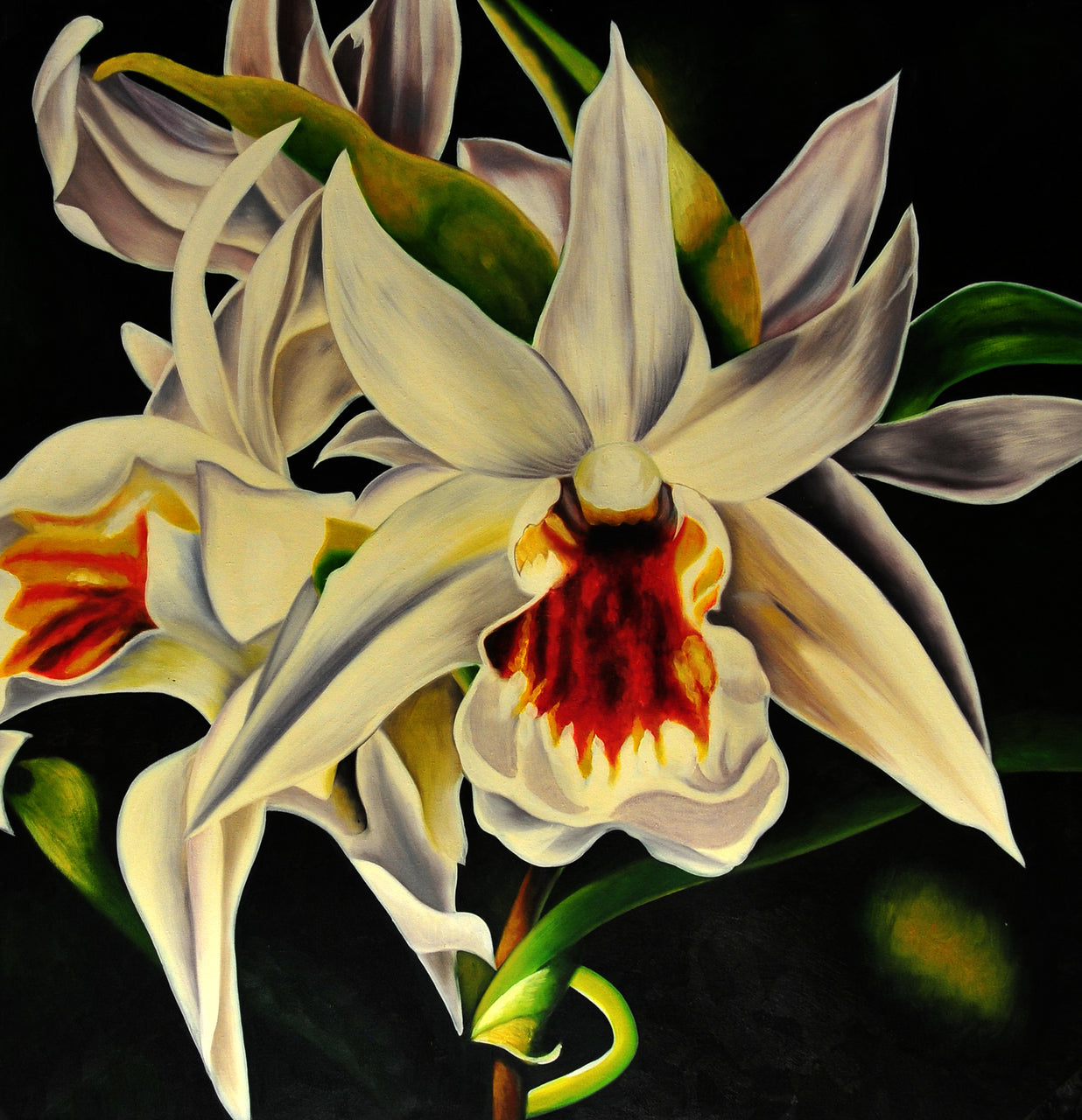 FL4017339 - 40"x40" Original Oil Painting