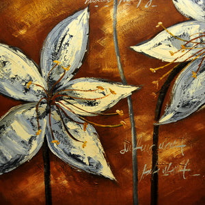 FL4017345 - 40"x40" Original Oil Painting