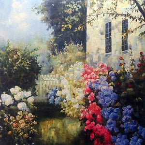 FL4018576 - 40"x40" Original Oil Painting