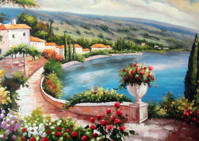 FL4116338 - 30"x40" Original Oil Painting