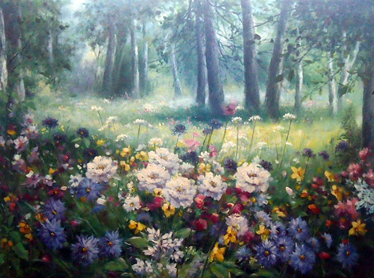 FL4119361 - 30"x40" Original Oil Painting