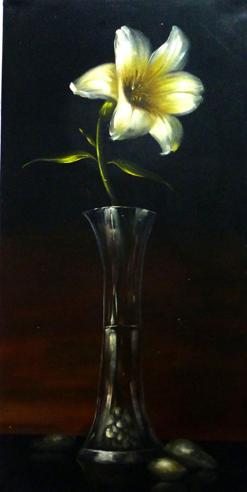 FL4214103 - 20"x40" Original Oil Painting