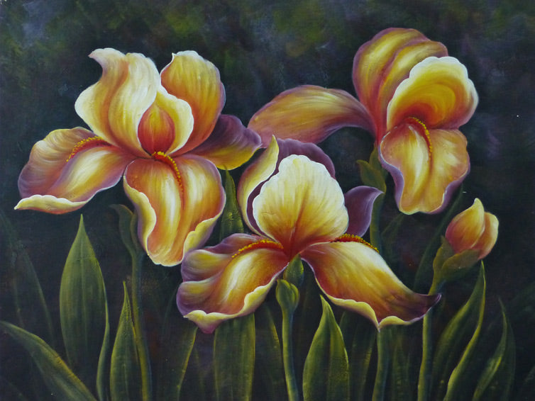 FL4810314 - 36"x48" Original Oil Painting