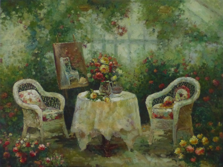 FL4810893 - 36"x48" Original Oil Painting