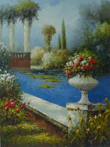 FL4811204 - 36"x48" Original Oil Painting
