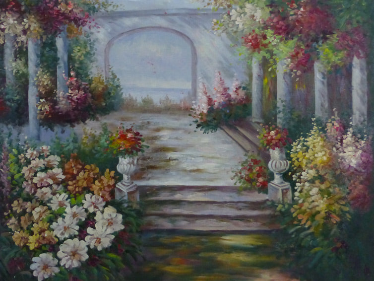 FL4811279 - 36"x48" Original Oil Painting
