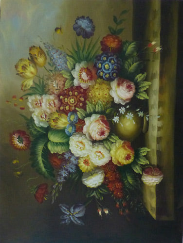 FL4811530 - 36"x48" Original Oil Painting