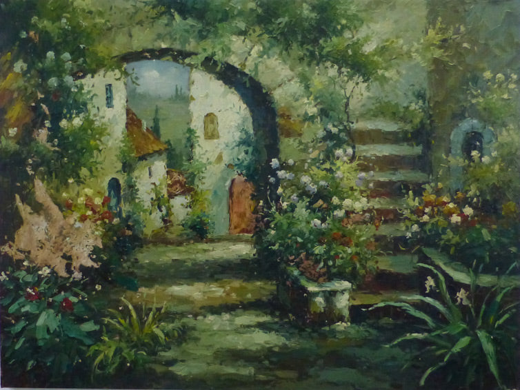FL4811545 - 36"x48" Original Oil Painting