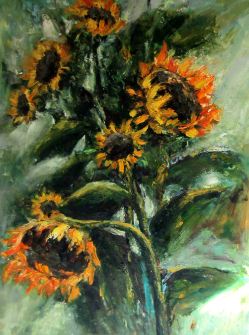 FL4815021 - 36"x48" Original Oil Painting
