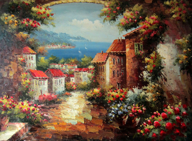 FL4815047 - 36"x48" Original Oil Painting